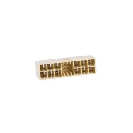 Fci Board Connector, 16 Contact(S), Male, Straight, Solder Terminal, Locking, Natural Insulator 10129817-808100LF
